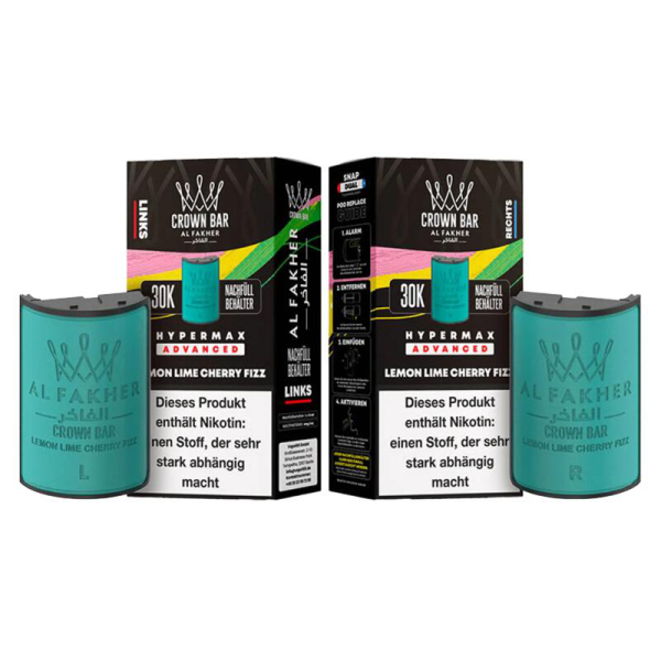 Al Fakher 30k Hypermax POD Lemon Lime Cherry Fizz