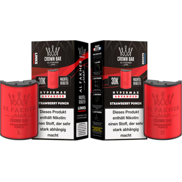 Al Fakher 30k Hypermax POD Strawberry Punch