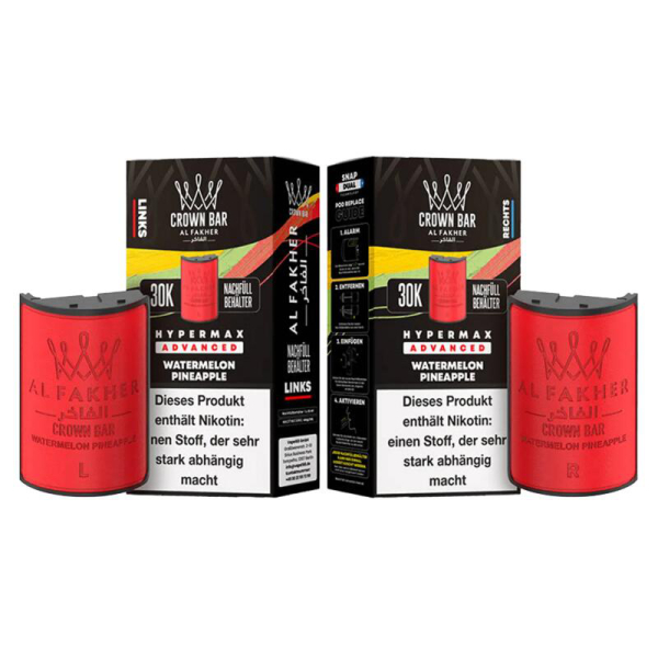 Al Fakher 30k Hypermax POD Watermelon Pineapple