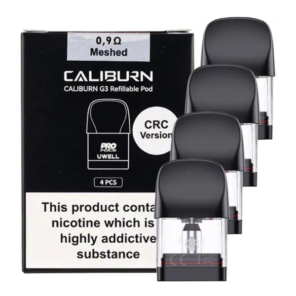Uwell Caliburn G3 Pod - 0,9 Ohm 4er Pack