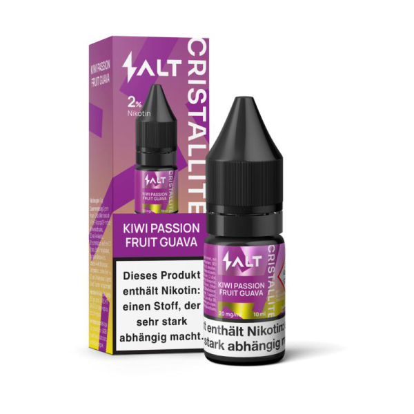 SALT Cristallite Liquid Kiwi Passion Fruit Guava 20mg