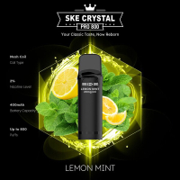 Crystal SKE Pro 800 Pod System Lemon Mint