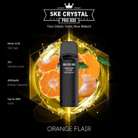 Crystal SKE Pro 800 Pod System Orange Flair