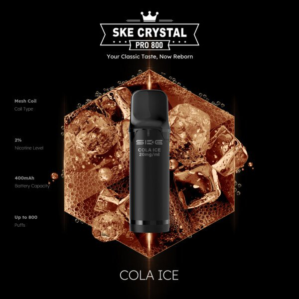 Crystal SKE Pro 800 Pod System Cola Ice