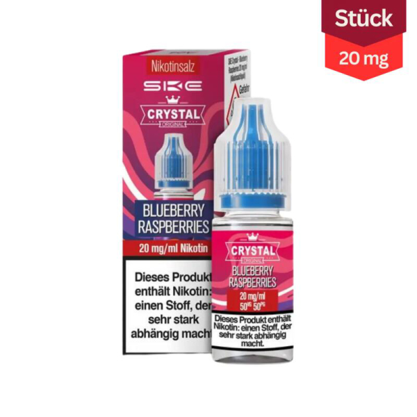 SKE Crystal Liquid 20mg/ml Blueberry Raspberries