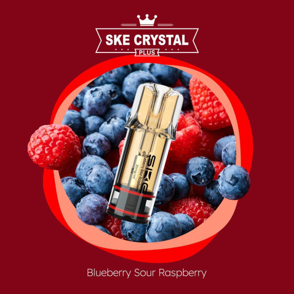 SKE Crystal Bar Plus Pod Blueberry Sour Raspberry