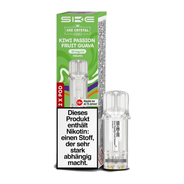 SKE Crystal Plus Pod Kiwi Passion Fruit Guava