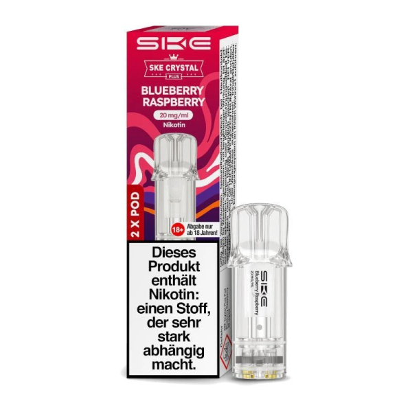 SKE Crystal Plus Pod Blueberry Raspberry