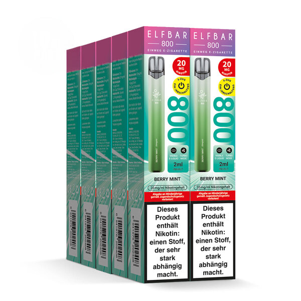 ELFBAR 800 - Berry Mint 20mg – Produktansicht 3