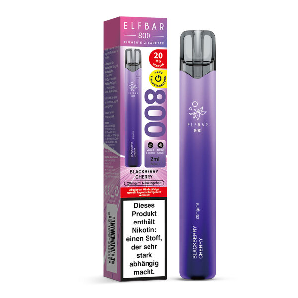 ELFBAR 800 - Blackberry Cherry 20mg