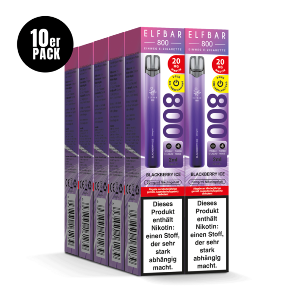 ELFBAR 800 - Blackberry Ice 20mg – Produktansicht 3