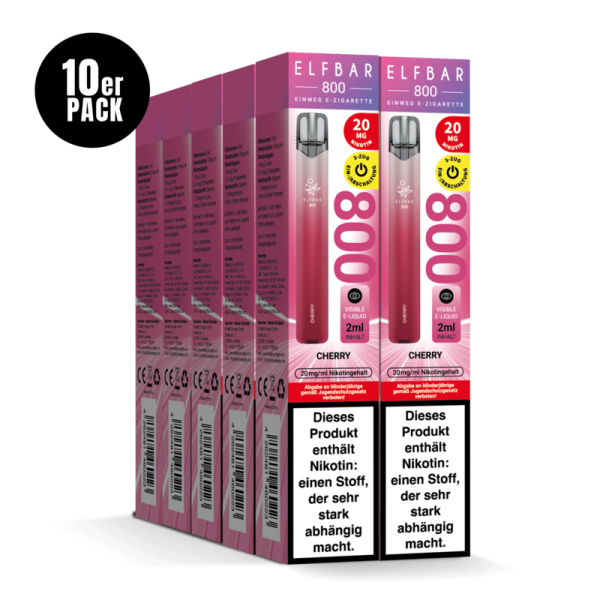 ELFBAR 800 - Cherry 20mg – Produktansicht 3