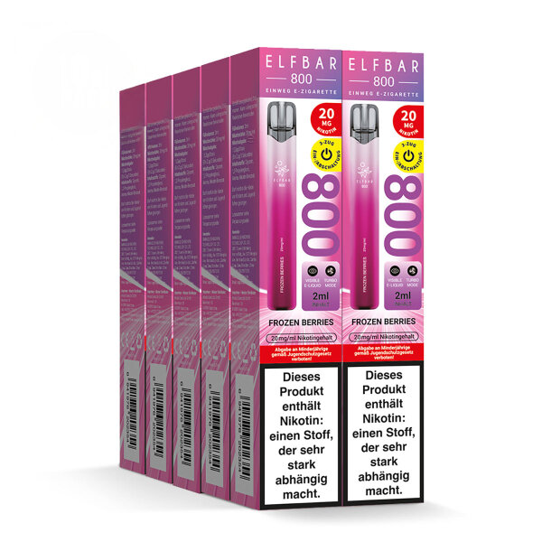 ELFBAR 800 - Frozen Berries 20mg – Produktansicht 3