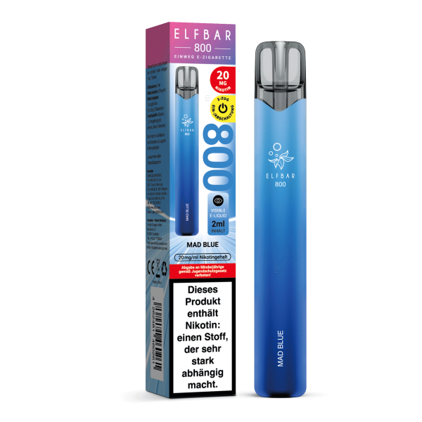 ELFBAR 800 - Mad Blue 20mg