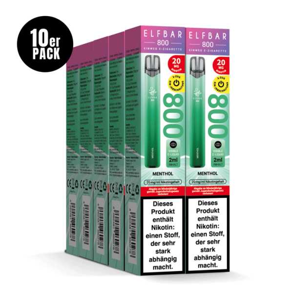 ELFBAR 800 - Menthol 20mg – Produktansicht 3