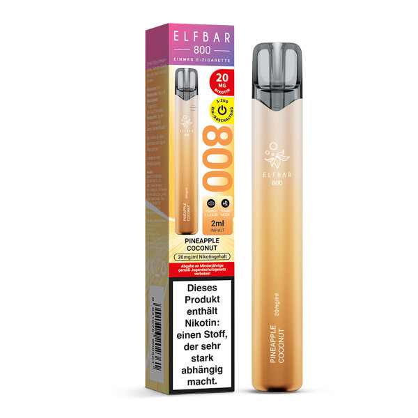 ELFBAR 800 - Pineapple Coconut 20mg
