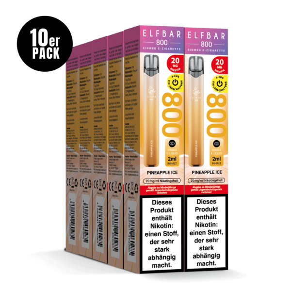 ELFBAR 800 - Pineapple Ice 20mg – Produktansicht 3