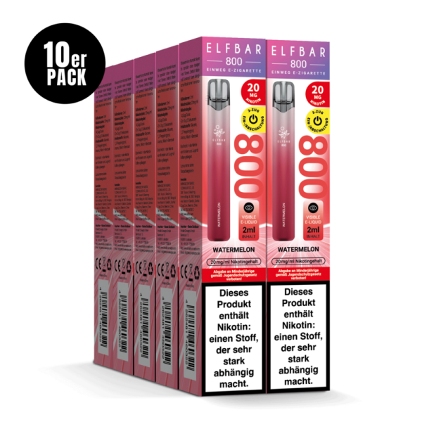 ELFBAR 800 - Watermelon 20mg – Produktansicht 3