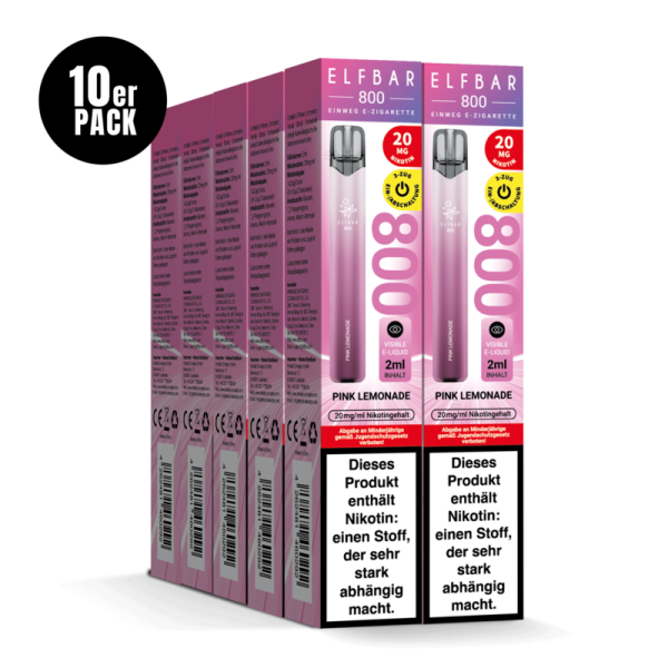 ELFBAR 800 - Pink Lemonade 20mg – Produktansicht 3