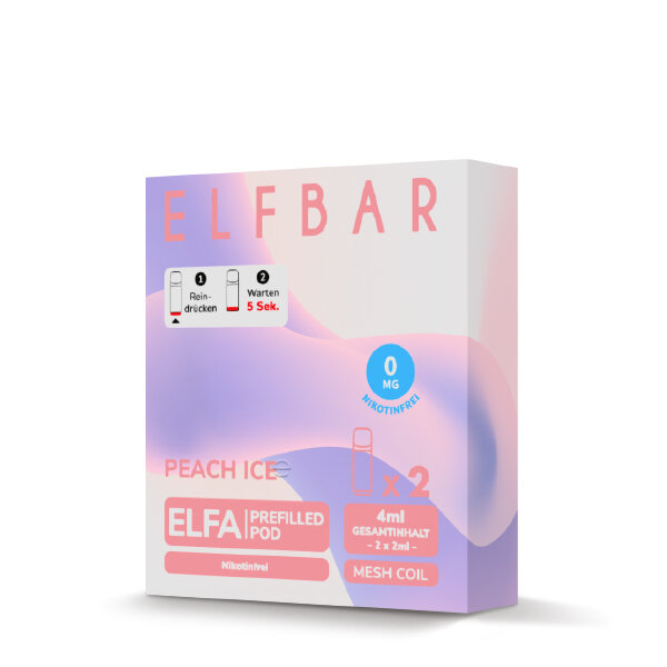 ELFBAR ELFA Prefilled POD Peach Ice 0mg