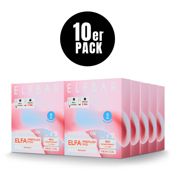 ELFBAR ELFA Prefilled POD Watermelon 0mg – Produktansicht 3