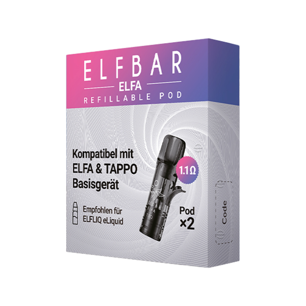 ELFA Refillable Pod 1,1 Ohm