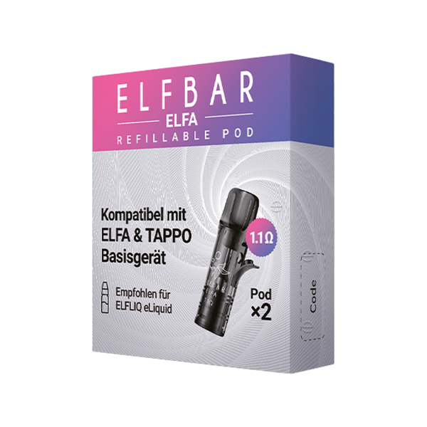 ELFBAR ELFA Refillable Pod 1,1 Ohm – Produktansicht 3