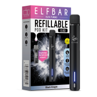 ELFBAR ELFA TURBO Refillable Black Knight 0,8 Ohm