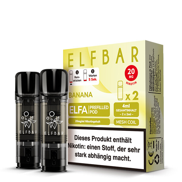 ELFBAR ELFA POD Banana 20mg