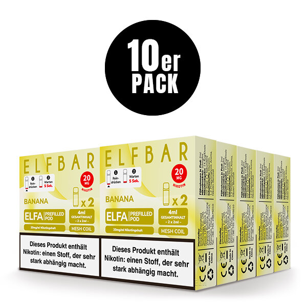 ELFBAR ELFA POD Banana 20mg