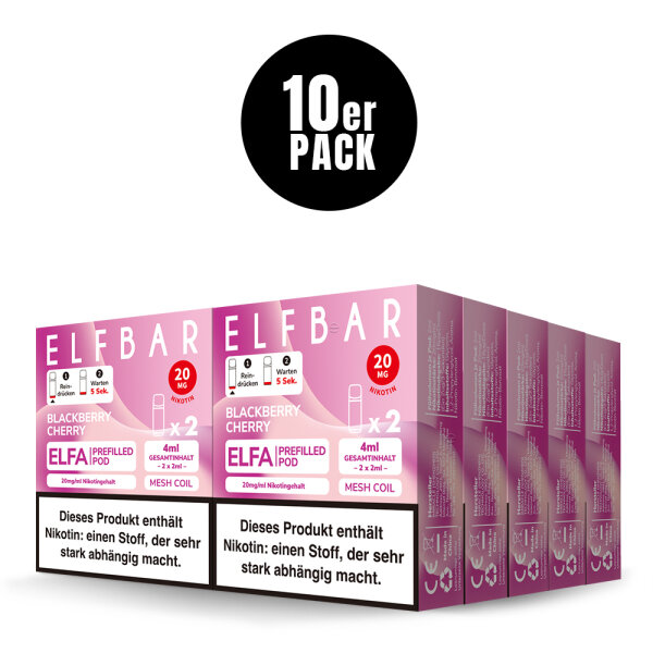 ELFBAR ELFA POD Blackberry Cherry 20mg – Produktansicht 3