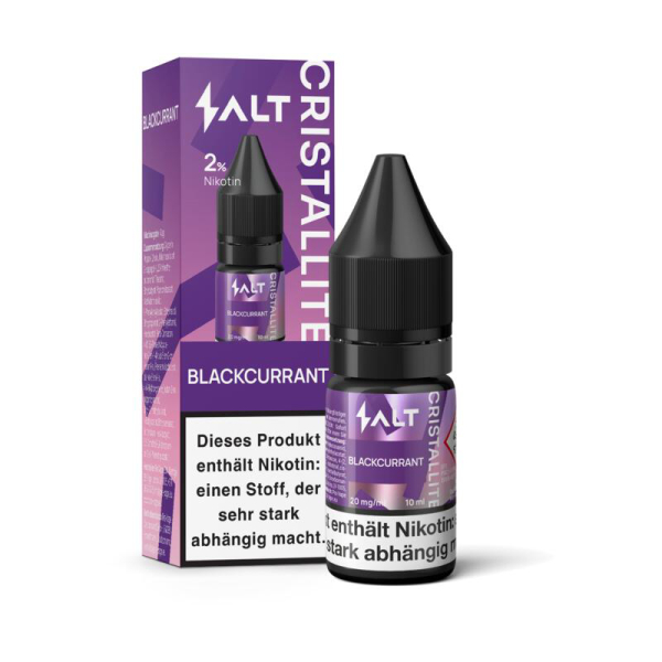SALT Cristallite Liquid Blackcurrant 20mg