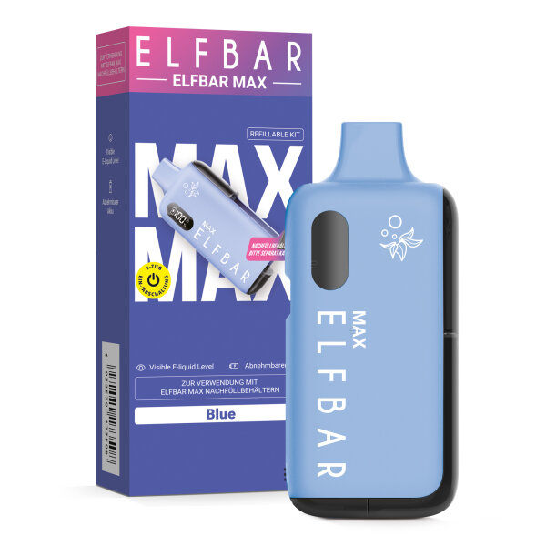 ELFBAR MAX AKKU Basisgerät Bue