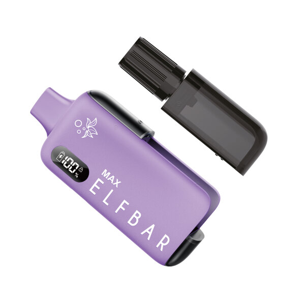 ELFBAR MAX AKKU Basisgerät Purple – Produktansicht 3