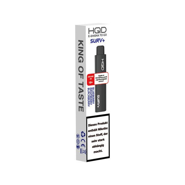 HQD SURV+ Blueberry Raspberry Blackberry