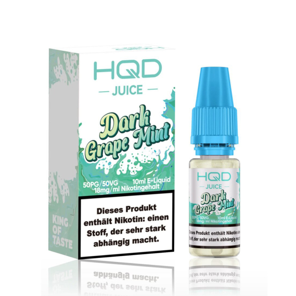 HQD Juice Dark Grape Mint (18mg/ml)