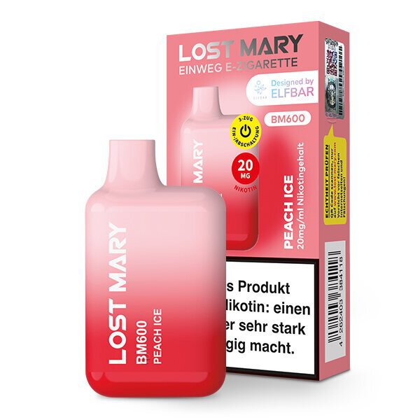 LOST MARY BM600 - Juicy Peach (Peach Ice) 20mg – Produktansicht 2