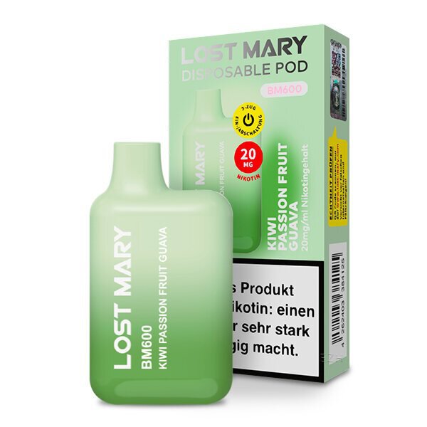 LOST MARY BM600 - Kiwi Passion Fruit Guava 20mg – Produktansicht 2