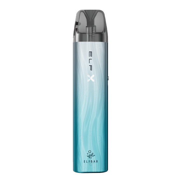 ELFBAR ELFX Refillable Akkuträger - Silver Blue – Produktansicht 2