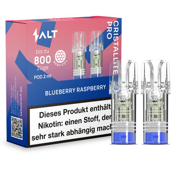 SALT Cristallite Pro Pod Blueberry Raspberry