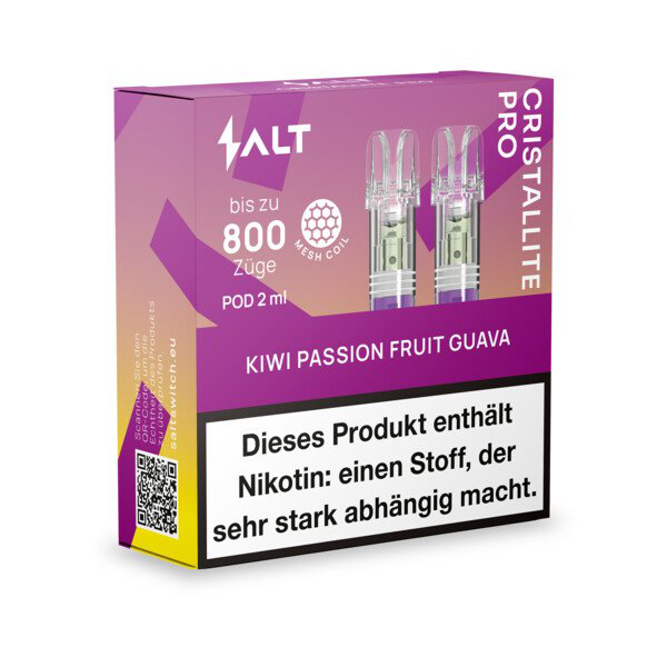 SALT Cristallite Pro Pod Kiwi Passion Fruit Guava