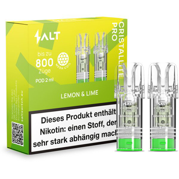 SALT Cristallite Pro Pod Lemon Lime