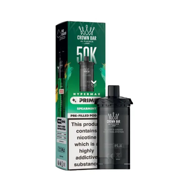 Al Fakher Hypermax 50K Prime - Spearmint Refill Pod