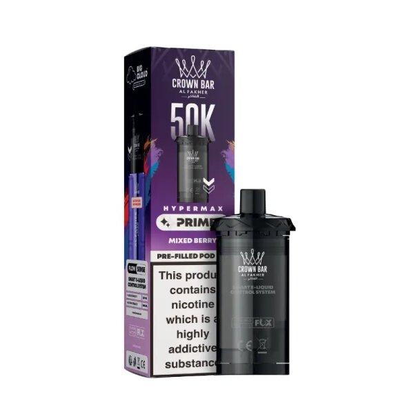 Al Fakher Hypermax 50K Prime - Mixed Berry Refill Pod