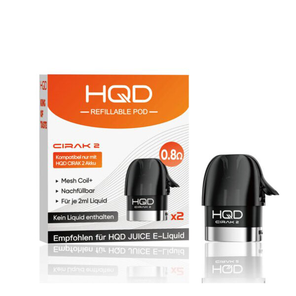HQD Cirak Refillable Pods (0.8 Ohm) – Produktansicht 2
