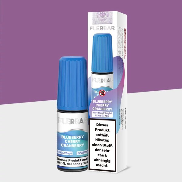 Flerbar Liquid - Blueberry Cherry Cranberry 10mg/ml