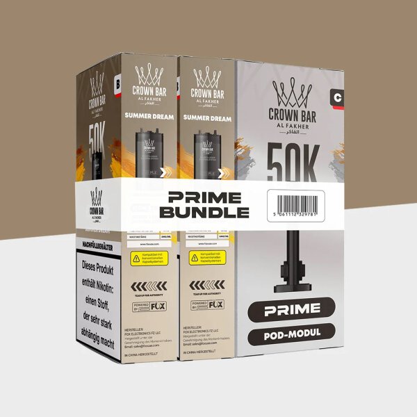 Al Fakher Hypermax 50K Prime- Pod Bundle Summer Dream