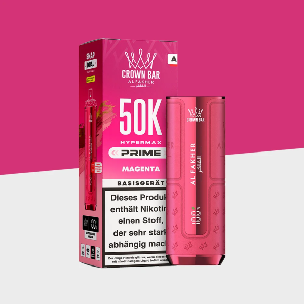 Al Fakher Hypermax 50K Prime Basisgerät - Magenta