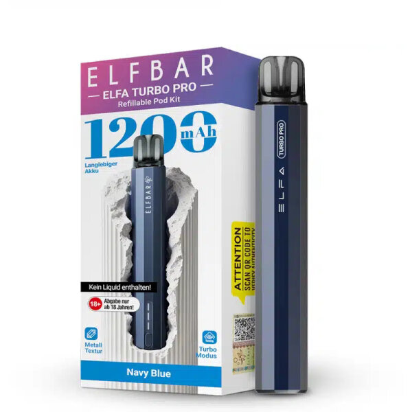 Elfbar ELFA Turbo Pro Device Kit – Navy-Blue