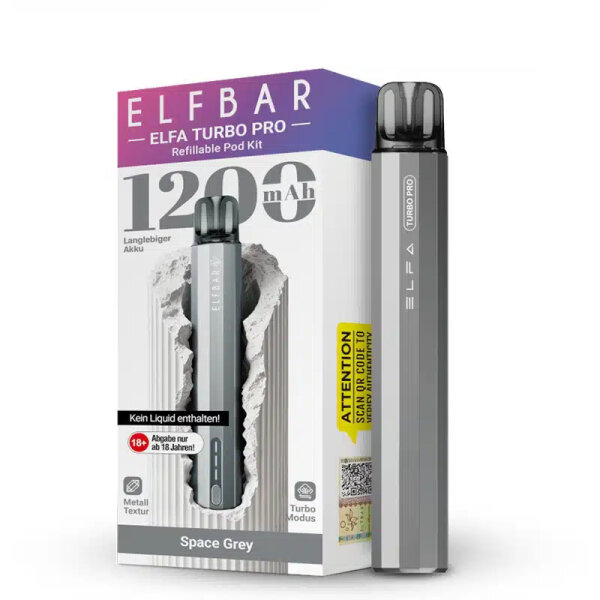 Elfbar ELFA Turbo Pro Device Kit – Space Grey